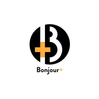 Bonjour+ logo, Bonjour+ contact details