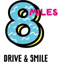 8 MILES logo, 8 MILES contact details