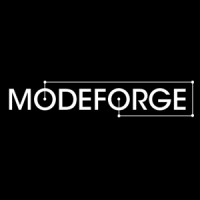 ModeForge logo, ModeForge contact details