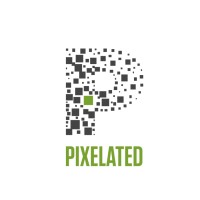 Pixelated logo, Pixelated contact details