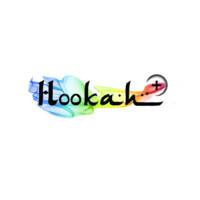 Hookah + logo, Hookah + contact details