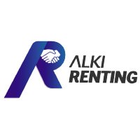 AlkiRenting logo, AlkiRenting contact details