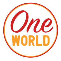 One WORLD logo, One WORLD contact details