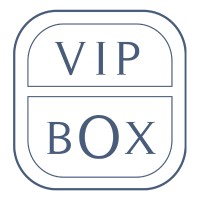 VIPBOX logo, VIPBOX contact details