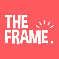 The Frame logo, The Frame contact details