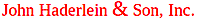 John Haderlein & Son, Inc. logo, John Haderlein & Son, Inc. contact details