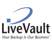 LiveVault logo, LiveVault contact details