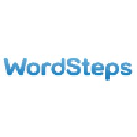 WordSteps logo, WordSteps contact details