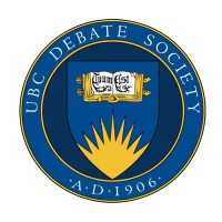 The UBC Debate Society logo, The UBC Debate Society contact details