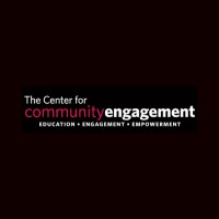 The Center for Community Engagement logo, The Center for Community Engagement contact details