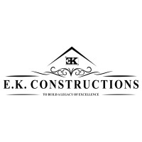 E.K Constructions logo, E.K Constructions contact details