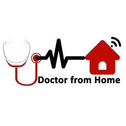 DoctorFromHome logo, DoctorFromHome contact details