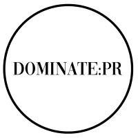 DOMINATE PR logo, DOMINATE PR contact details