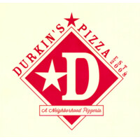 'Durkin''s Pizza' logo, 'Durkin''s Pizza' contact details