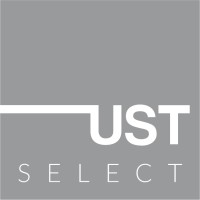 UST Select logo, UST Select contact details