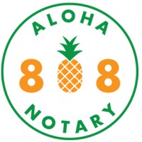 Aloha Notary 808 logo, Aloha Notary 808 contact details