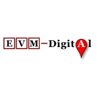 EVM Digital logo, EVM Digital contact details