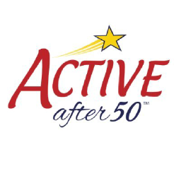 ACTIVE after 50 logo, ACTIVE after 50 contact details