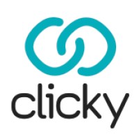 clicky logo, clicky contact details