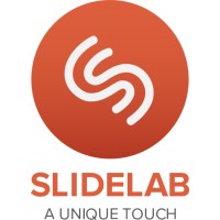 The SlideLab logo, The SlideLab contact details