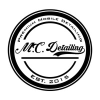 M.C. Detailing logo, M.C. Detailing contact details