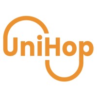 UniHop logo, UniHop contact details