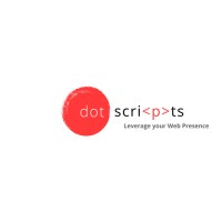 The Dot Scripts logo, The Dot Scripts contact details