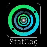 StatCog logo, StatCog contact details