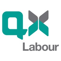 QX Labour logo, QX Labour contact details