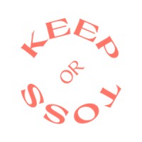 Keep or Toss logo, Keep or Toss contact details