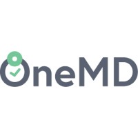 OneMD logo, OneMD contact details