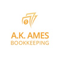 A.K. Ames Bookkeeping logo, A.K. Ames Bookkeeping contact details