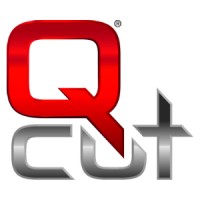 QCut logo, QCut contact details