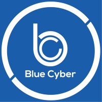 BlueCyber logo, BlueCyber contact details