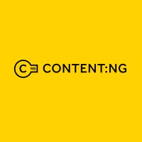 CONTENT:NG logo, CONTENT:NG contact details