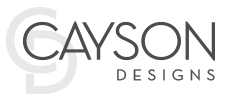 Cayson Designs logo, Cayson Designs contact details