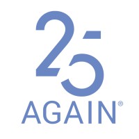 25 Again logo, 25 Again contact details