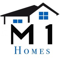 M1 Homes logo, M1 Homes contact details