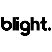 blight. logo, blight. contact details