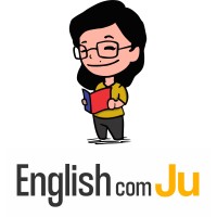 English com Ju logo, English com Ju contact details