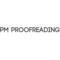 PM Proofreading logo, PM Proofreading contact details