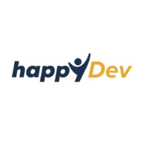 HappyDev logo, HappyDev contact details