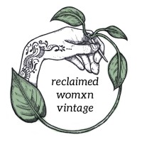 reclaimed womxn vintage logo, reclaimed womxn vintage contact details