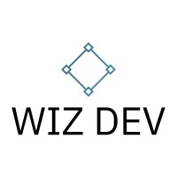 WizDev logo, WizDev contact details