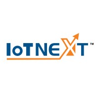 IoTNext logo, IoTNext contact details