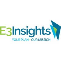 E3Insights logo, E3Insights contact details