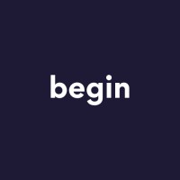 Begin logo, Begin contact details