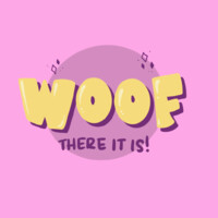 WOOF! there is is logo, WOOF! there is is contact details