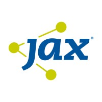 JAX logo, JAX contact details