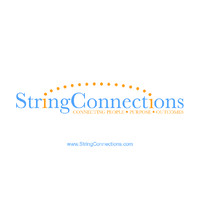 String Connections logo, String Connections contact details